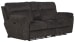Sedona - Power Lay Flat Reclining Console Loveseat With Power Adjustable Headrest And Lumbar - Smoke