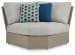 Kimpton Isle - Brown / Beige - Corner With Cushion