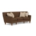 Digby - Fabric Conversation Sofa - Dark Brown