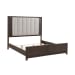Modern Edge - Queen Upholstered Bed - Brown