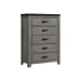 Wade - Queen Panel 6 Piece Bedroom Set - Black Finish
