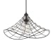 Whirlwind - 1 Light Indoor-Outdoor Pendant - Dark Bronze