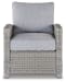 Naples Beach - Light Gray - Lounge Chair W/Cushion 