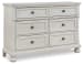 Robbinsdale - Antique White - Dresser - 6 Drawers