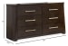 Tauren - Double Drawer Dresser - Coffee Bean