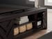 Cayboni - Black - LG TV Stand With Fireplace Option