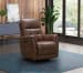 Horton - Recliner-Rocker With Power And Power Headrest - Dark Brown