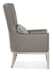 CC - Kyndall Club Chair With Accent Pillow - Dark Gray