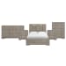 Kelis - Queen 5 Piece Bedroom Set - Gray