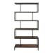 Kelmen - Etagere - Black / Woodtone