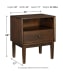 Kisper - Brown - 7 Pc. - Dresser, Mirror, Queen Panel Bed, 2 Nightstands