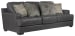 Marco - Leather Sofa - Gunmetal