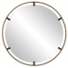 Mirror With Gold Finish On Frame - Dark Bronze
