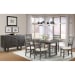 Sawyer - 7 Piece Dining Set Table & 6 Chairs - Dark Ash