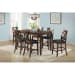 Alex - 7 Piece Counter Dining Set - Espresso