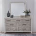 Backroads - Dresser & Mirror - White