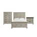 Farmington - Queen Panel 3 Piece Bedroom Set - Medium Brown And Washed Stone