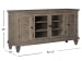 Calistoga - Small Console - Dovetail Gray