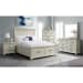 Slater - Queen Platform Storage 6 Piece Bedroom Set - White