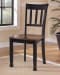 Owingsville - Dark Brown - 6 Pc. - Dining Room Table, 4 Side Chairs, Bench