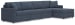 Modmax - 4-Piece Sectional With Raf Corner Chaise - Ink