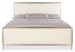 Westwood - King Upholstered Metal Bed - Beige