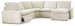 Hartsdale - Linen - Right Arm Facing Corner Chaise 5 Pc Power Sectional