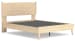Cabinella - Tan - Queen Platform Panel Bed