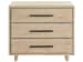 Modern - Three Drawer Nightstand - Desert