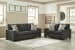 Lucina - Charcoal - 3 Pc. - Sofa, Loveseat, Piperlyn Table Set