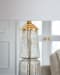 Bakersboro - Clear / Gold Finish - Glass Table Lamp