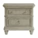 Whit-Ash - 2-Drawer Nightstand With USB - Light Gray
