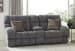 Ashland - Lay Flat Reclining Console Loveseat - Granite