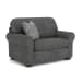 Preston - Fabric Chair And a Half - Dark Gray