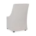 Warwick - Upholstered Rolling Dining Chair - Sandy Tan