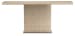 Geometry - Console Table - Polished Limestone