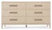 Westwood - Six-Drawer Dresser - Beige