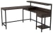 Camiburg - Warm Brown - L-desk With Storage