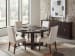 Driftwood - 60" Round Dining Table - Burnt Timber