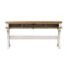 Farmhouse Reimagined - Console Bar Table - White