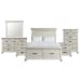 Slater - Queen Platform Storage 6 Piece Bedroom Set - White