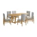 Portland - 7 Piece Standard Height Dining Set (Rectangular Table And Six Chairs) - Natural