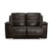 Fenwick - Power Reclining Loveseat With Power Headrests - Dark Chocolate