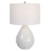 Loop - White Glaze Table Lamp