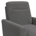Hawk - Accent Arm Chair With Memory Foam - Boucle Gray & Espresso