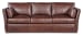 SS - Woodstock 3-Seat Sofa - Brown
