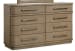Thorne - Double Drawer Dresser - Amber Brown