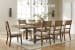 Cabalynn - Oatmeal / Light Brown - 9 Pc. - Dining Room Table, 8 Side Chairs