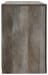 Wynnlow - TV Stand With Faux Firebrick Fireplace Insert - Gray