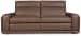 MS - Simone ZG 2 over 2 Power Sofa With Power Headrest and BT speaker - Brown